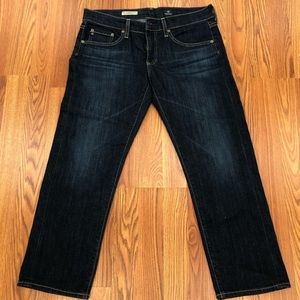 AG Adriano Goldschmied tomboy crop jeans